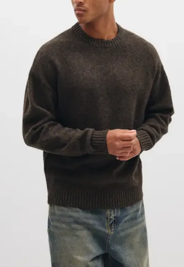 Jack & Jones Jjesoho Ollie Knit Crew Neck Sn Stickade tröjor Brun