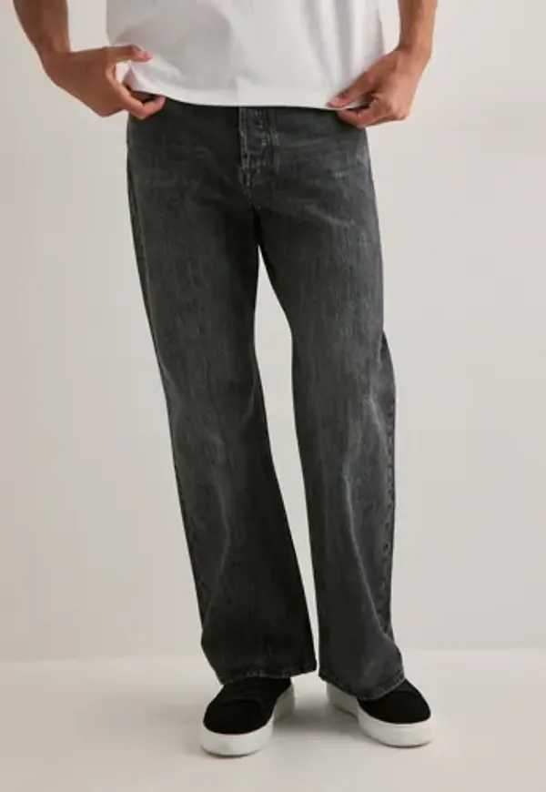 Jack & Jones Jjitoby Jjcooper Am 968 Ln Straight jeans Svart