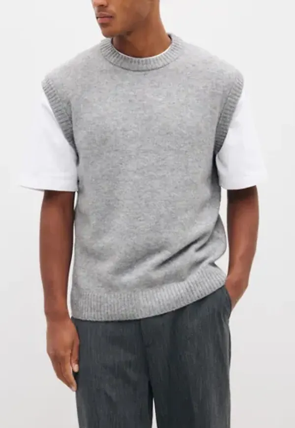 Jack & Jones Jjsoho Ollie Knit Vest Stickade västar Grå