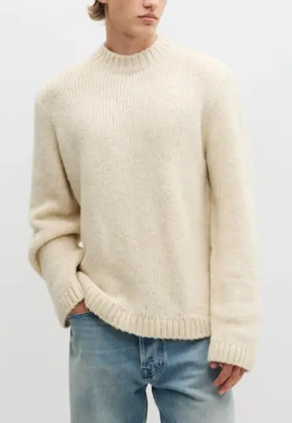 Jack & Jones Jorsalamanco Knit Crew Neck Stickade tröjor Beige