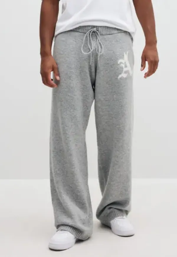 Jack & Jones Jpstbill Legacy Knit Jacquard Pants Mjukisbyxor Grå
