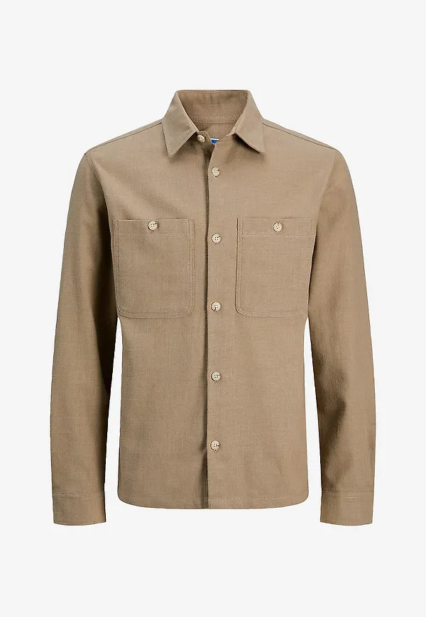 Jack & Jones - Overshirt jprBlurayle Linen - Beige