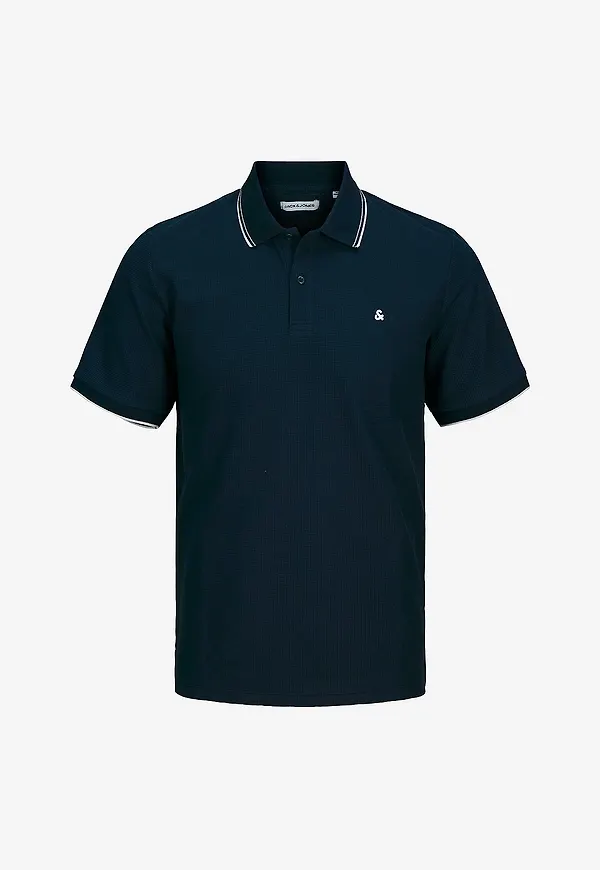 Jack & Jones - Pikétröja jjeAustin Polo SS - Blå