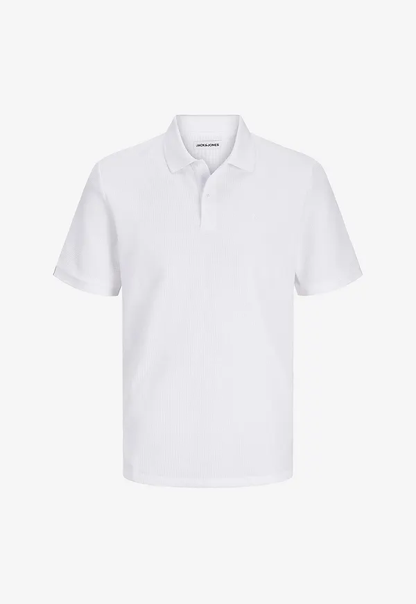 Jack & Jones - Pikétröja jjeAustin Polo SS - Vit