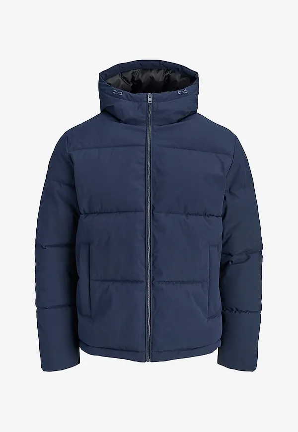 Jack & Jones Plus - Jacka Jjgalaxy Puffer Jacket Pls - Blå