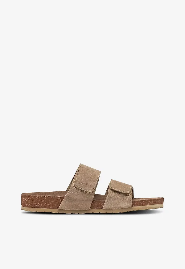 Jack & Jones - Sandaler jfwMalta Suede Sandal - Grå