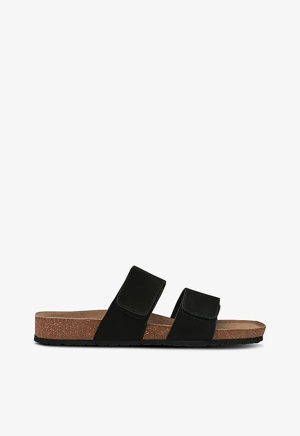 Jack & Jones - Sandaler jfwMalta Suede Sandal - Svart