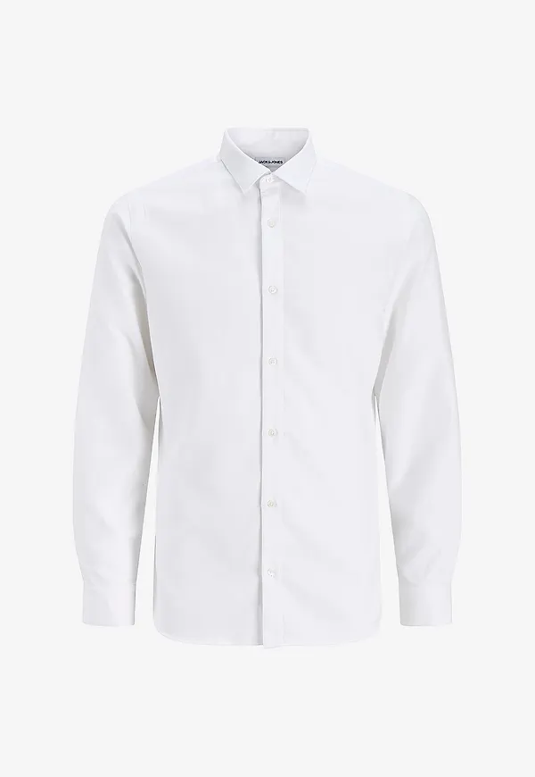 Jack & Jones - Skjorta Jjejoe Structure Shirt L/S - Vit