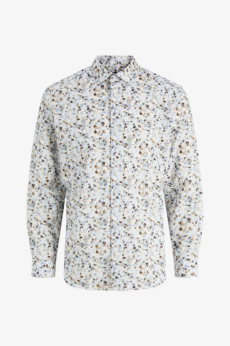 Jack & Jones - Skjorta Jprblaparker Print L/S Shirt - Vit