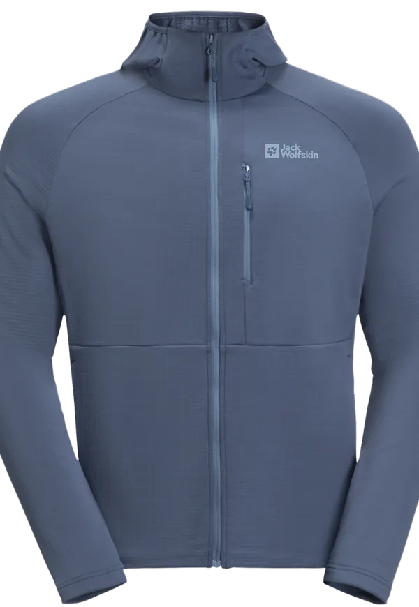 Jack Wolfskin Men's Kolbenberg Hooded Full Zip Evening Sky
