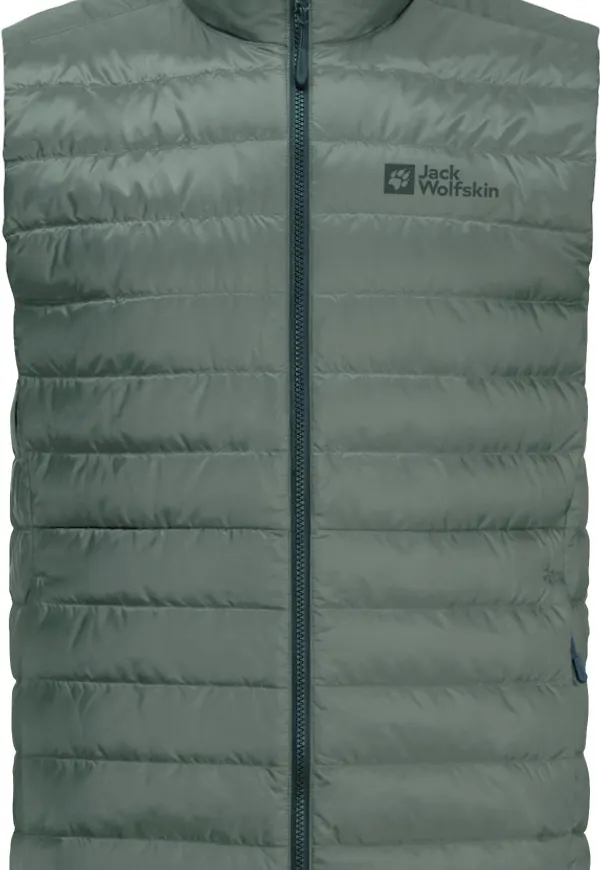 Jack Wolfskin Men's Pilvi Down Vest Hedge Green