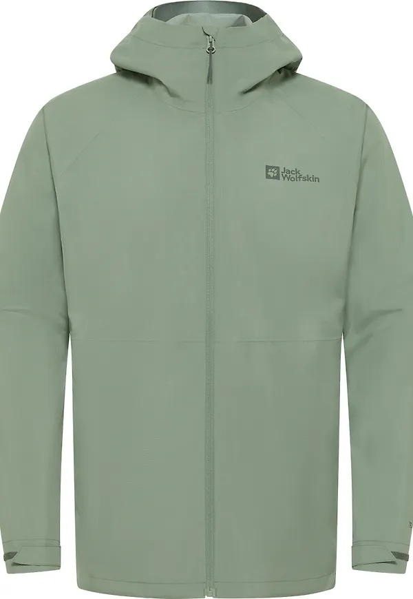 Jack Wolfskin Men's Prelight 2.5l Layer Jacket Eucalyptus