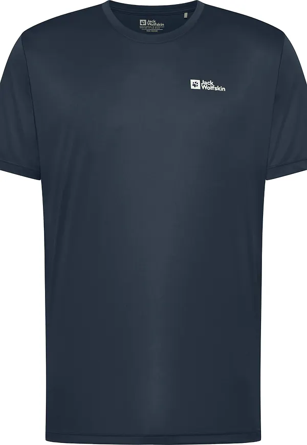 Jack Wolfskin Men's Tech Tee Midnight Sky