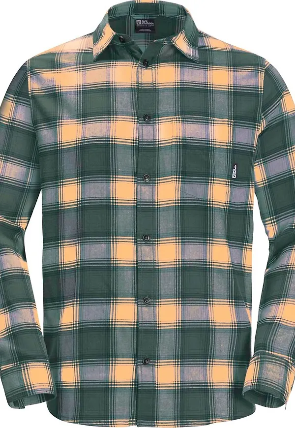 Jack Wolfskin Men's Wanderweg Shirt Teal