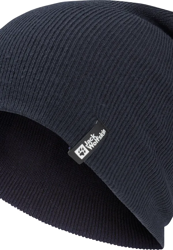 Jack Wolfskin Rib Beanie Dark Navy