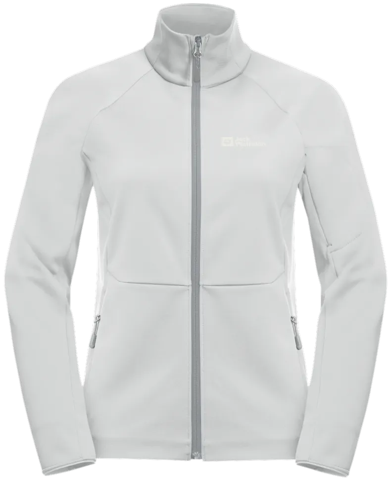 Jack Wolfskin Women's Alpgrat Full Zip Cool Grey