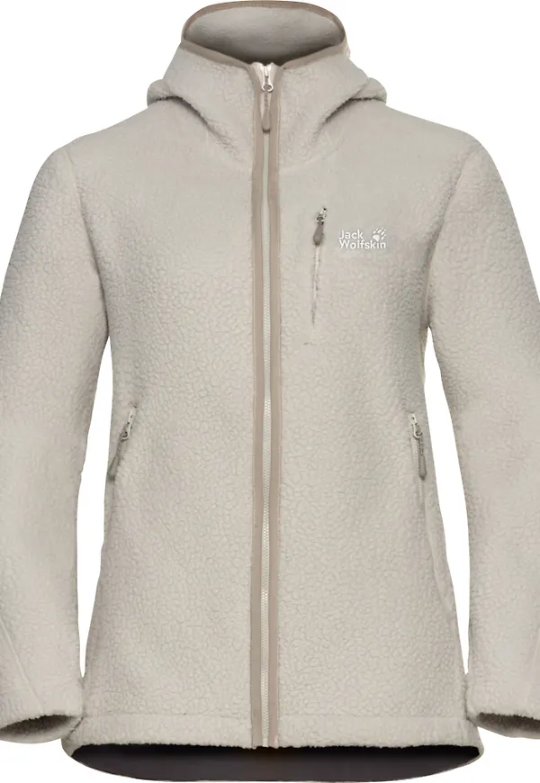 Jack Wolfskin Women's Cradle Mountain Pile Full Zip Pale Sand