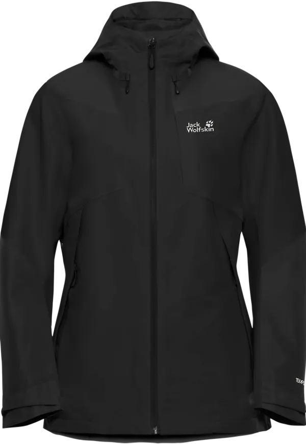 Jack Wolfskin Women's Flextrail 2L Jacket Black