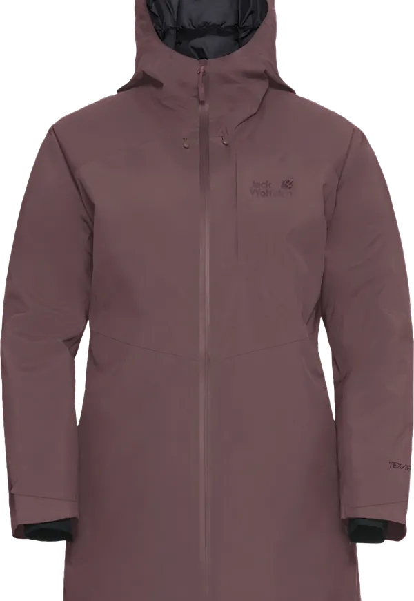 Jack Wolfskin Women's Icecape 2l Down Ins Jacket Rds Sheer Plum