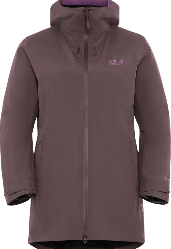 Jack Wolfskin Women's Icecape 3in1 Down Jacket Rds Sheer Plum