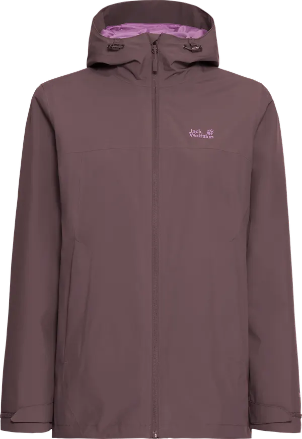 Jack Wolfskin Women's Moonrise 2 3in1 Jacket Sheer Plum