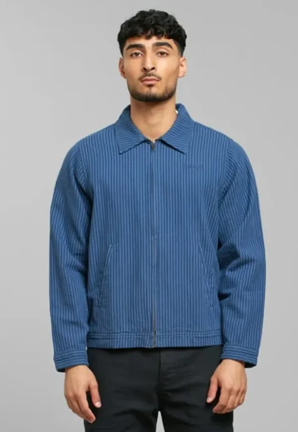 Jacket Kumla Work Stripe Dark Blue