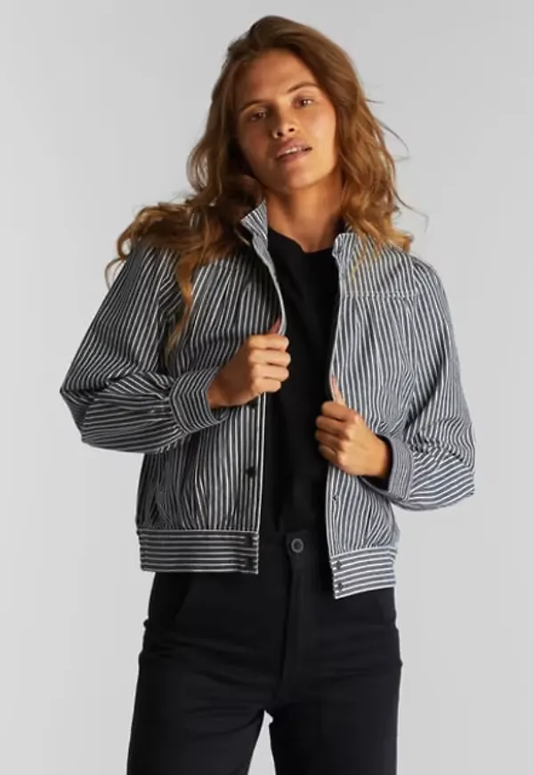 Jacket Ljungby Work Stripe Blue