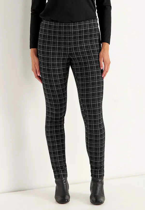 Jacquardmönstrade leggings