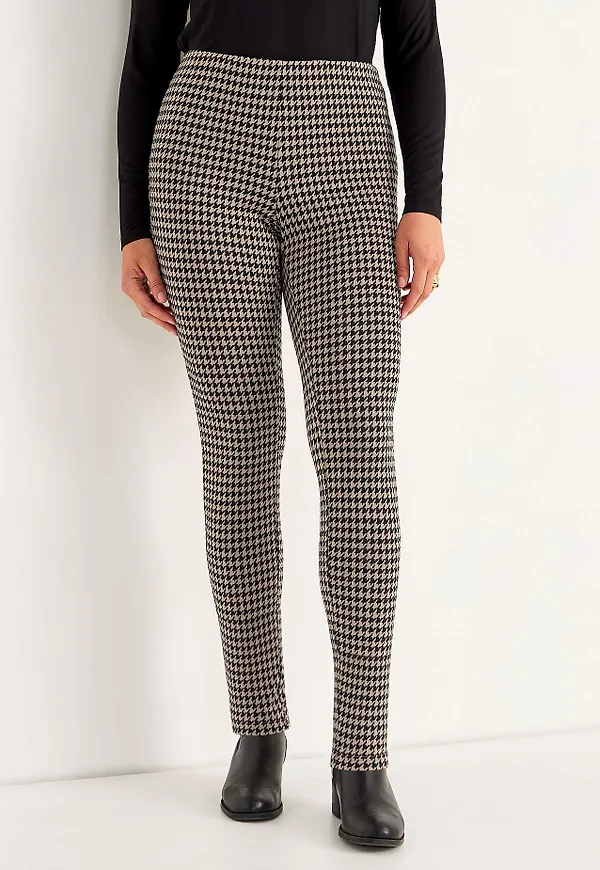 Jacquardmönstrade leggings