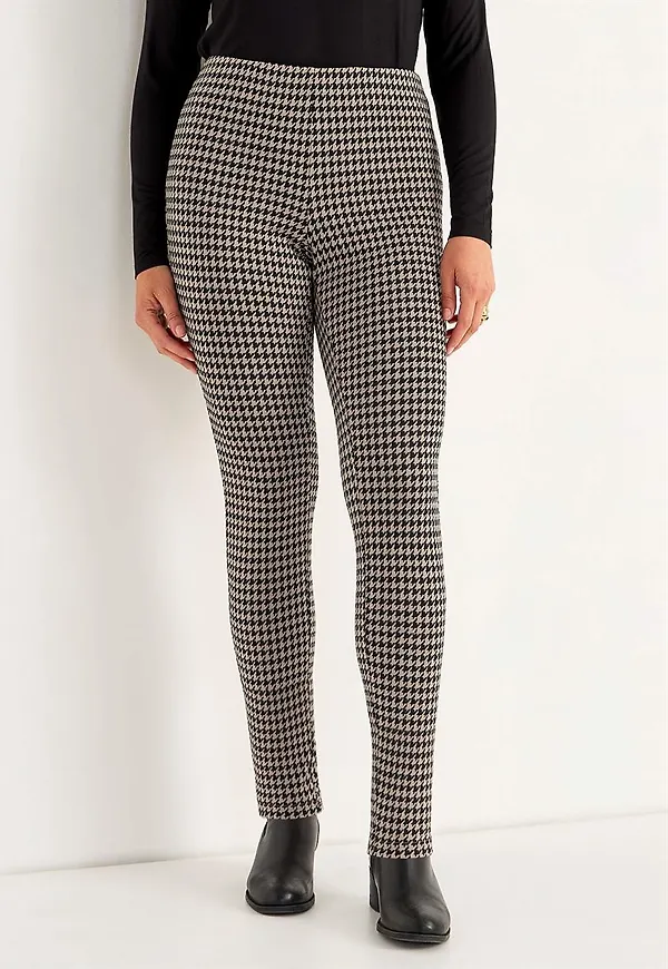 Jacquardmönstrade leggings