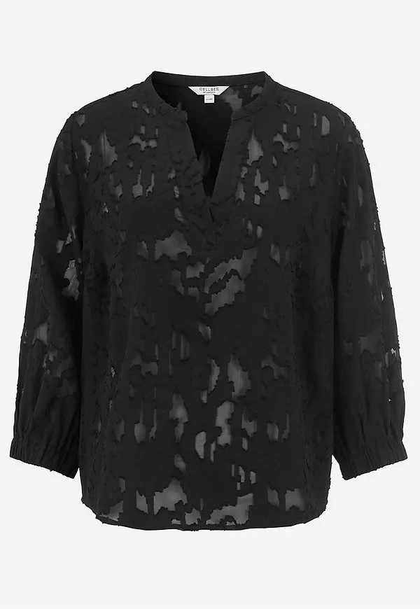 Jacquardvävd, skir blus