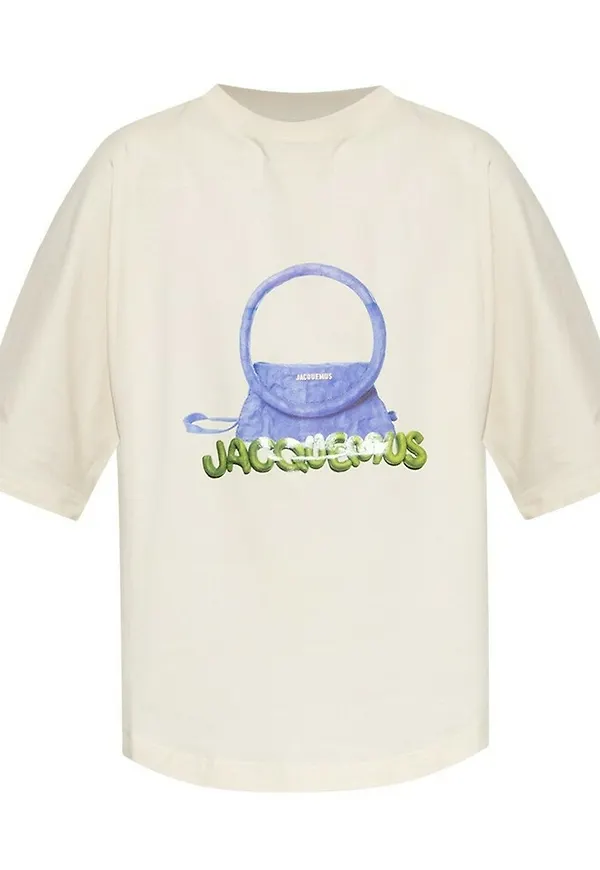Jacquemus - T-shirts - Beige - Dam - Storlek: L,M,S,Xs,2Xs
