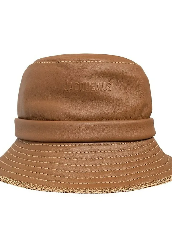 Jacquemus 'Mentalo' leather hat Brun, Dam