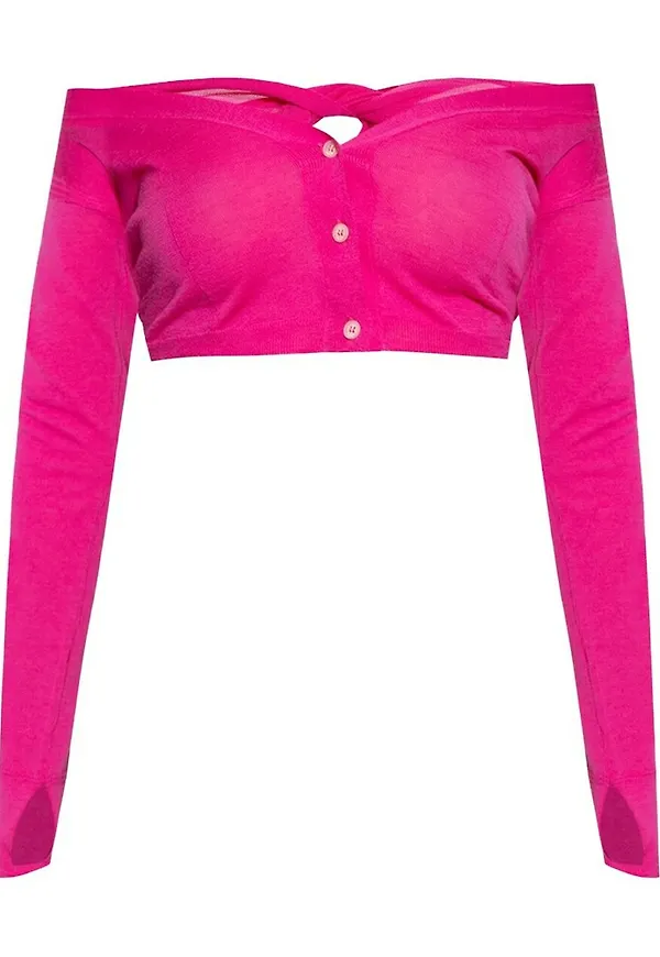 Jacquemus 'Soli' cropped top Rosa, Dam