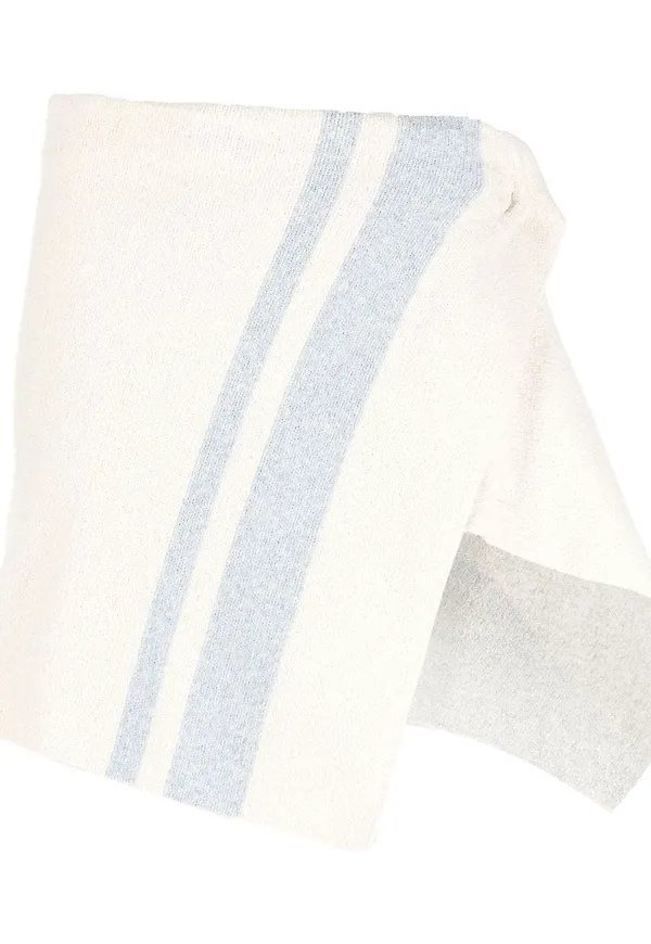 Jacquemus asymmetrisk stickad minikjol - Neutral