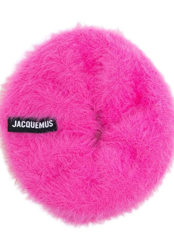 Jacquemus basker med logotypmärke - Rosa