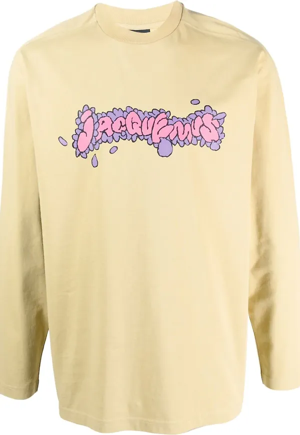 Jacquemus blommig långärmad t-shirt - Grön