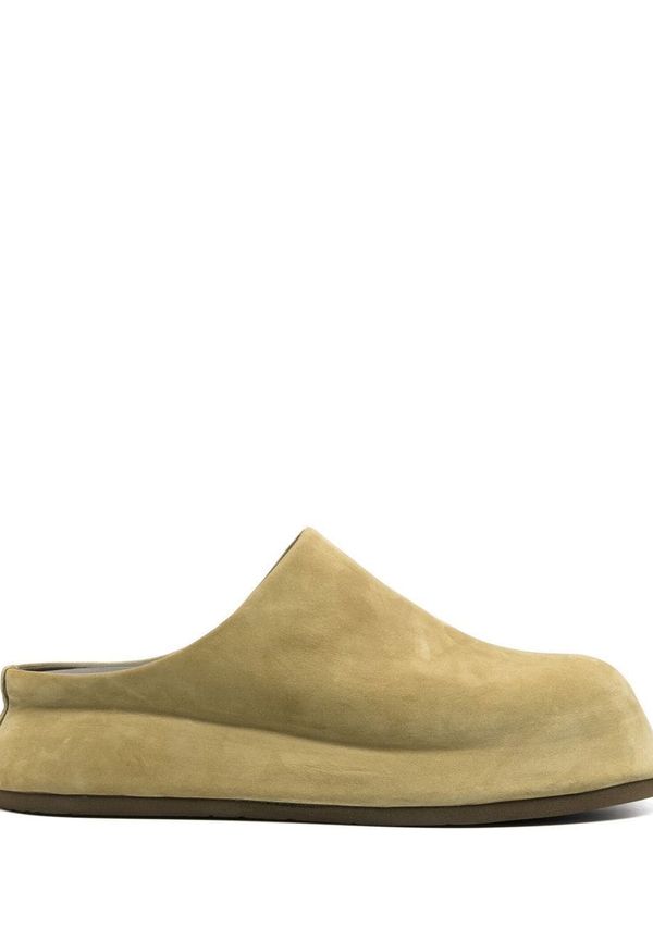 Jacquemus Bricciola slip-ons i mocka - Grön