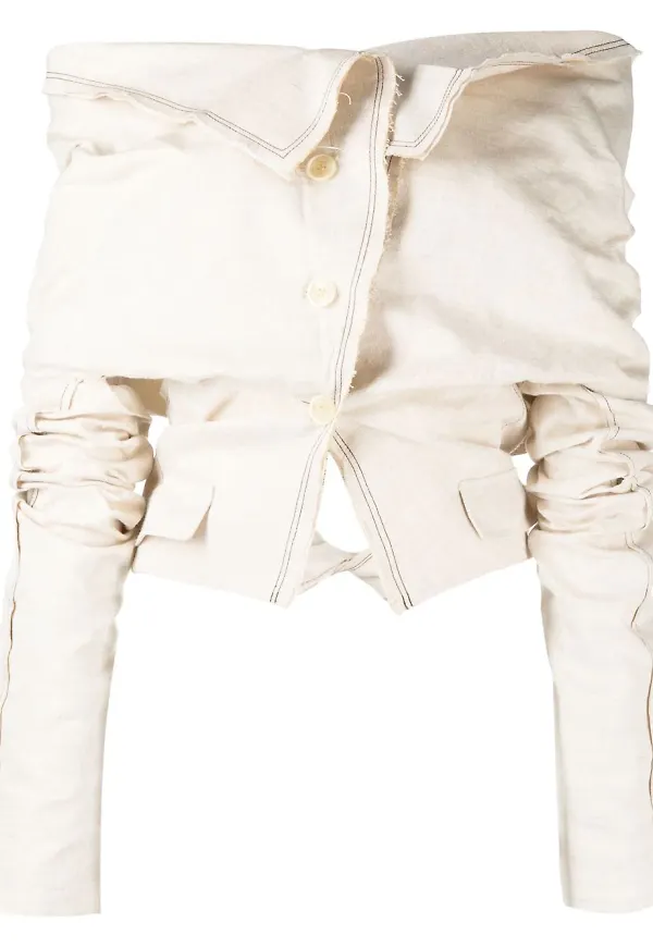 Jacquemus Camargue blus - Brun
