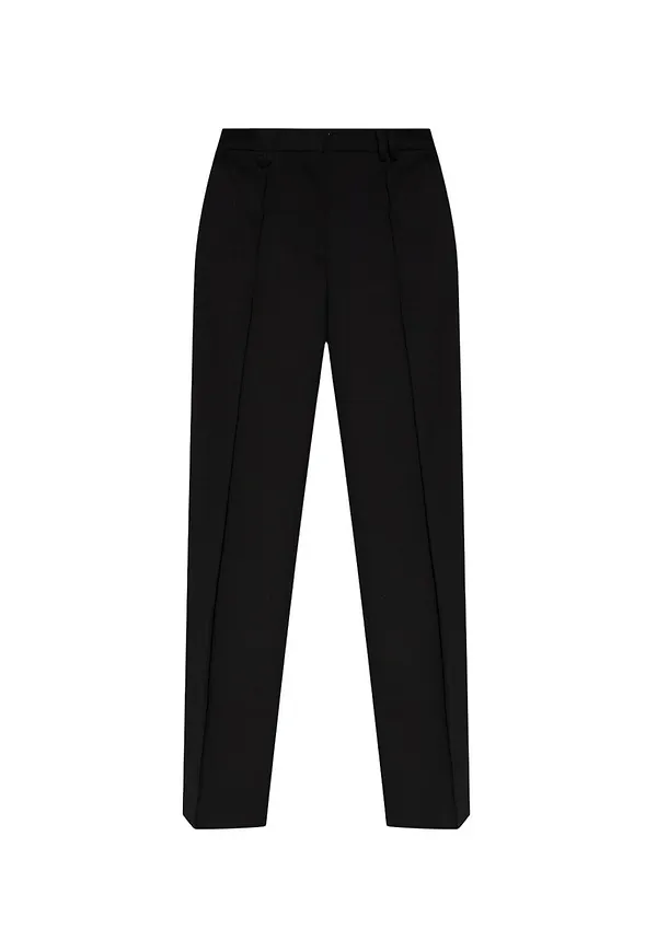 Jacquemus Camargue pleat-front trousers Svart, Dam