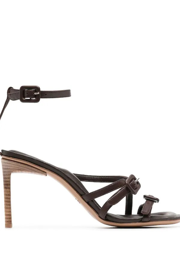 Jacquemus Camargue sandaler 90 mm - Brun