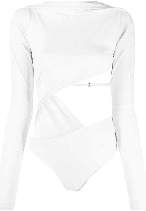 Jacquemus Carozzu body i stretch - Vit