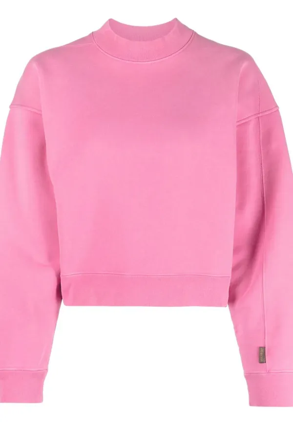 Jacquemus crew-neck long-sleeve sweatshirt - Rosa