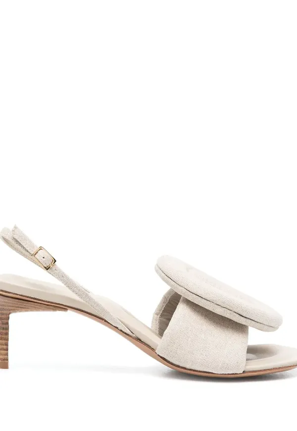Jacquemus Cuscinu slingback-sandaler - Neutral