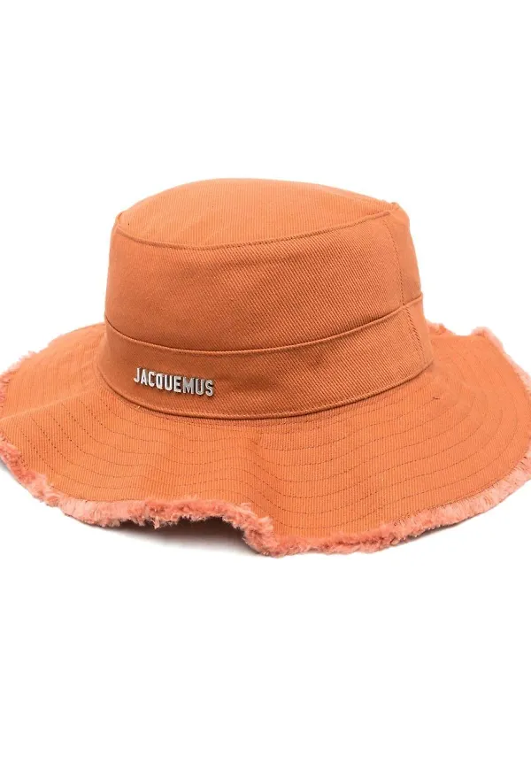 Jacquemus fiskehatt med dragsko - Orange