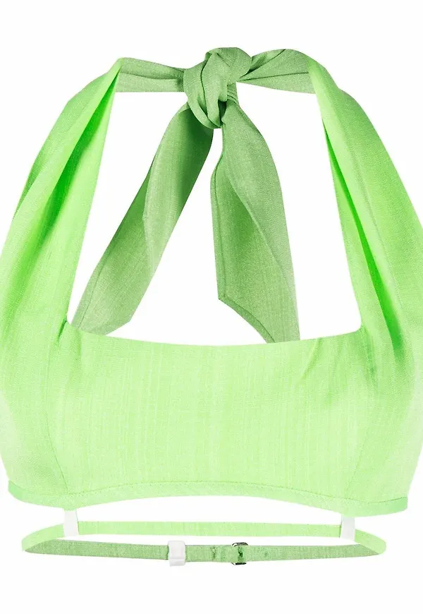 Jacquemus halternecktopp med remmar - Grön