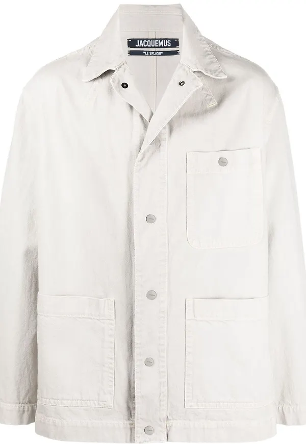 Jacquemus jacka med fickor - Neutral