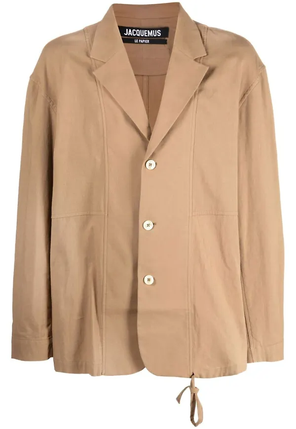Jacquemus jacka med panel - Neutral