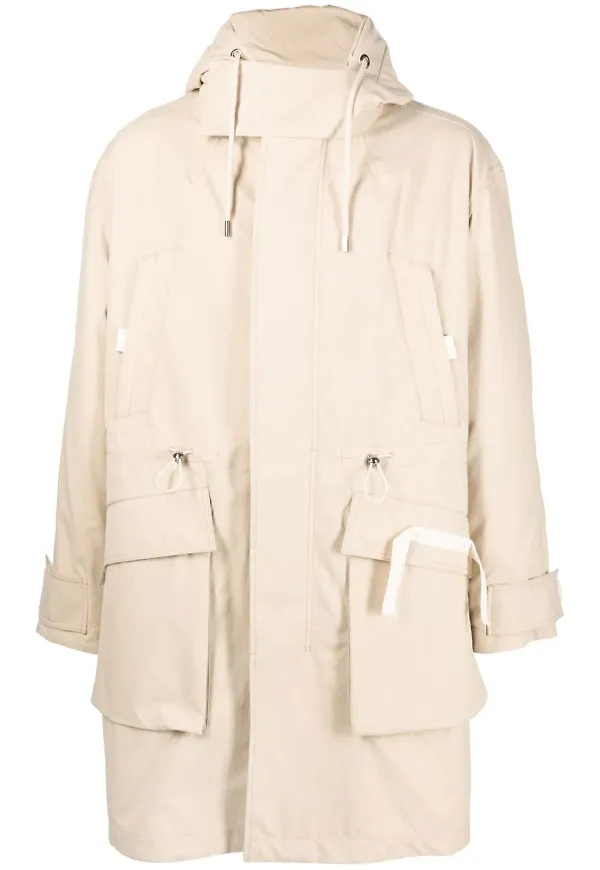 Jacquemus kappa med dragkedja - Neutral