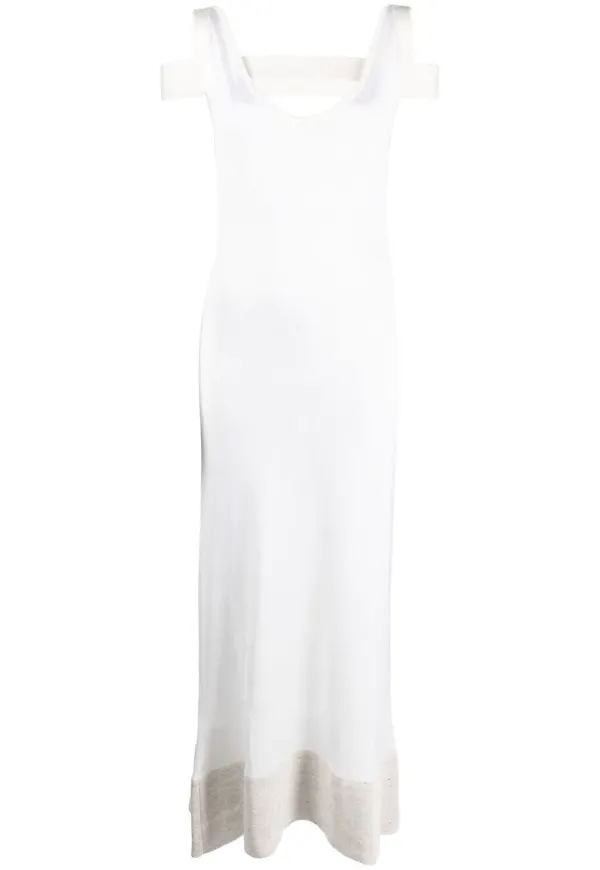Jacquemus klänning med öppen rygg - Neutral